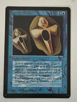 Magic the Gathering MTG Beta Copy Artifact NM- (Beta Bob) - Image 1