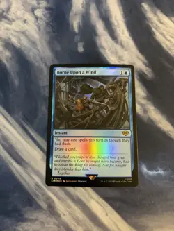Borne Upon a Wind Foil MTG Universes Beyond: the Lord of the Rings 0044 NM - Image 1