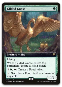 Gilded Goose (Extended Art) #369 (NM) Throne of Eldraine ELD Magic MTG - Image 1