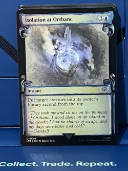 MTG Lord of the Rings Isolation at Orthanc (Showcase Scrolls) Foil - Image 1