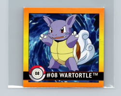 Wartortle #08 Pokemon 1999 Artbox Sticker NM - Image 1