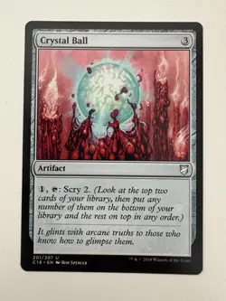 Crystal Ball MTG Magic the Gathering Card NM Near Mint C18 - Image 1