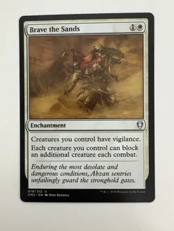Brave the Sands MTG Magic the Gathering Card NM Near Mint CM2 - Image 1