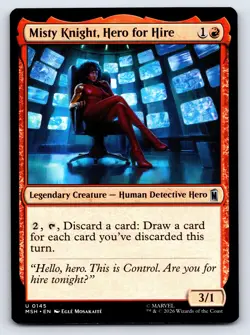 Misty Knight, Hero for Hire U Marvel Super Heroes 145 NM - Image 1