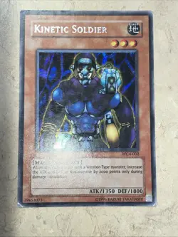 YUGIOH KINETIC SOLDIER WC4-002 SECRET UNLIMITED ED NM/VLP - Image 2