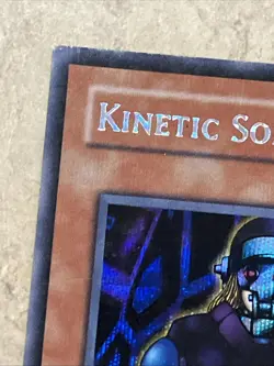 YUGIOH KINETIC SOLDIER WC4-002 SECRET UNLIMITED ED NM/VLP - Image 3