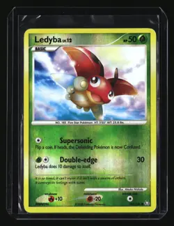 Pokemon LEDYBA 104/146 Reverse Holo (2008 Legends Awakened) LP/Light Play - Image 1