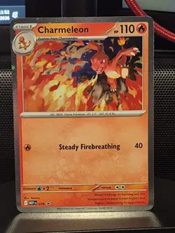 Pokemon TCG Mega Evolution Promo Charmeleon Cosmos Holo MEP 079 (Near Mint) - Image 1