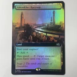 Amonkhet Raceway #424 Promo Extended Foil DFT Aetherdrift MTG Single Card - Image 1