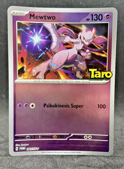 NEW LIMITED RELEASE Pokemon TCG Indonesia Mewtwo Promo Taro Stamp 283/SV-P NM - Image 1