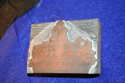 Disney's Snow White and the Seven Dwarfs Advertising Printers Block/ Plate! - Image 2