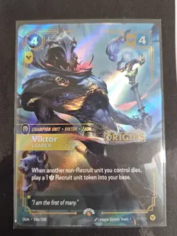 Riftbound TCG - Viktor Leader OGN 246/298 - Stamped OPP Promo Foil English NM - Image 1