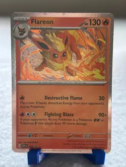 Flareon (Cosmos Holo) 167 Promo Scarlet & Violet Promo Pokemon Near Mint - Image 1