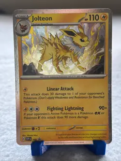 Jolteon (Cosmos Holo) 169 Rare Scarlet & Violet Promo Pokemon Near Mint - Image 1
