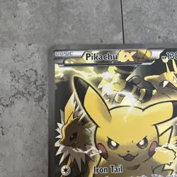 Pokemon Pikachu EX Black Star Promo XY124 Holo Oversized Jumbo Card - Image 3