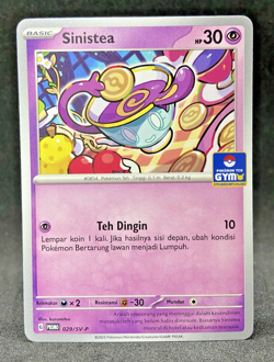 Limited Pokemon TCG Indonesia Sinistea Gym Promo 029/SV-P Near Mint - Image 1