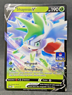 Special Pokemon TCG Indonesia Shaymin V Gym Promo 275/S-P Near Mint - Image 1