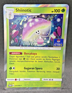 Special Pokemon TCG Indonesia Shiinotic Gym Promo 014/SM-P Near Mint - Image 1