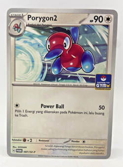 Special Pokemon TCG Indonesia Porygon2 Gym Promo 087/S-P Near Mint - Image 1