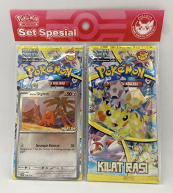 Special Set Pokemon Indonesia Kilat Rasi/ Surging Sparks Promo Alolan Diglett - Image 1