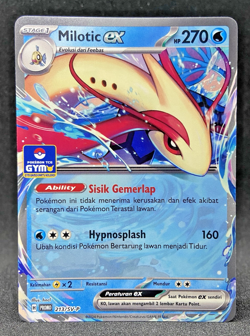 Special Pokemon TCG Indonesia Milotic EX Gym Promo 213/SV-P Near Mint - Image 1