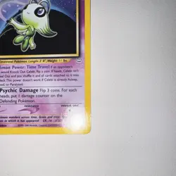 Pokemon TCG Celebi 3/64 Neo Revelation Holo Rare 1st Edition 2000 EN 50 HP - Image 5