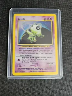 Pokemon TCG Celebi Neo Revelation Holo Rare Card 3/64 Unlimited HP - Image 4