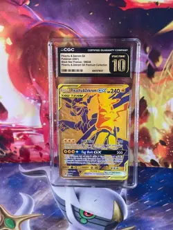 Pikachu & Zekrom GX Tag Team promo SM248 CGC pristine 10 English Pokemon TCG - Image 1