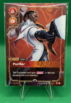 Riftbound TCG METAL Card Lucian Purifier 183/221 Vegas Prize Wall Exclusive 🔥 - Image 1