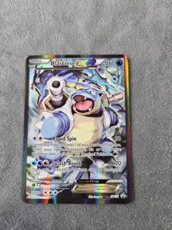 Authentic 2016 Pokemon TCG Blastoise EX XY122 Black Star Promo Holo Card - Image 3