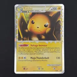 Pokemon TCG Card Raichu Prime 83/90 Undaunted Holo Rare - MP - Image 1