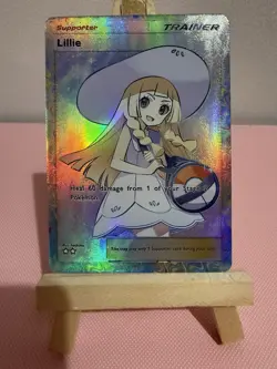 Lillie Pocket Card Pokemon DISPLAY ART CARD - Image 1