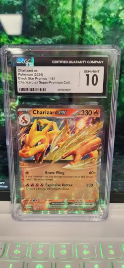 Charizard ex 161 Sv: Scarlet & Violet Promo Cards Holo CGC 10 Gem Mint - Image 1