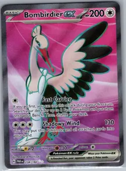 Bombirdier ex 234/182 SV04: Paradox Rift - Pokemon Card - NM - Image 1
