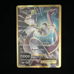 Pokemon Mewtwo EX TCG Card Evolutions Ultra Rare 103/108 Holo Card - Image 1