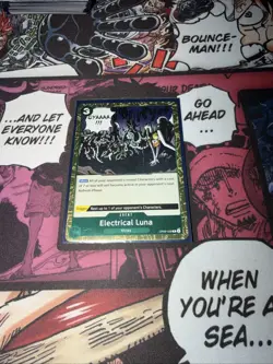 One Piece CCG Electrical Luna Two Legends R Foil Card OP08-036 NM - Image 1