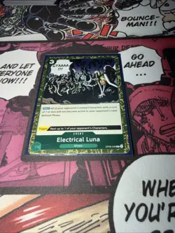 One Piece CCG Electrical Luna Two Legends R Foil Card OP08-036 NM - Image 2