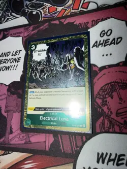 One Piece CCG Electrical Luna Two Legends R Foil Card OP08-036 NM - Image 4