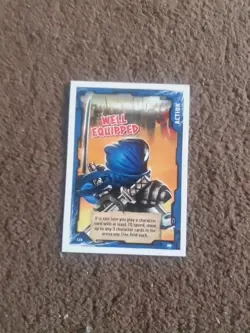 ❄LEGO Ninjago TCG 2016 Series 1 raging yak #108 card - Image 1