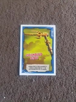 ❄LEGO Ninjago TCG 2016 Series 1 #117 crumbled staff card - Image 1