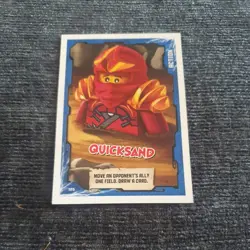 ❄LEGO Ninjago TCG 2016 Series 1 quicksand #105 card - Image 1