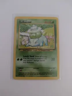 BULBASAUR - Base Set - 44/102 - Pokemon Card - Vintage - Near Mint - 1999 - Image 1