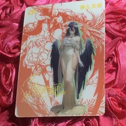 Albedo OVERLORD Lenticular INFLUENCER Waifu GIRL Anime ACG Card - Image 1