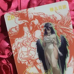Albedo OVERLORD Lenticular INFLUENCER Waifu GIRL Anime ACG Card - Image 3