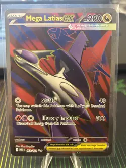 Pokemon Mega Evolution Mega Latias ex Full Art 163/132 NM - English - Image 1