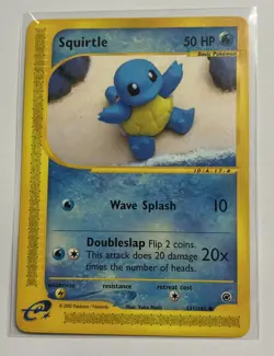 Pokemon TCG Expedition E- Reader Set Squirtle 131/165 Artist Yuka Morii - Image 1