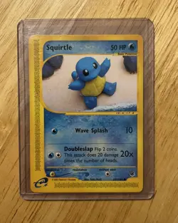 POKEMON SQUIRTLE 131/165 EXPEDITION BASE SET REGULAR COMMON 50HP BASIC 2002nm/lp - Image 1