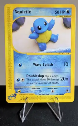 Squirtle 131/165 Non Holo from Pokemon Expedition NM/LP - Image 1