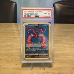 PSA 10 GALARIAN MOLTRES BLACK STAR PROMO SWSH284 CROWN ZENITH 2023 POKEMON TCG - Image 1