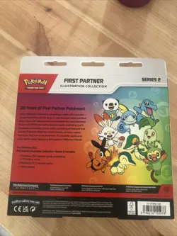 Brand New Sealed Pokemon First Partner Series 2 Illustration Collection - Image 2
